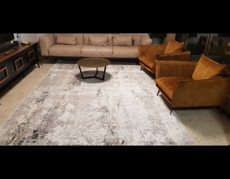 שטיח מודרני לופט בגווני אפור 