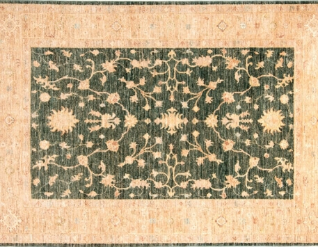 שטיח זיגלר ירוק זית 