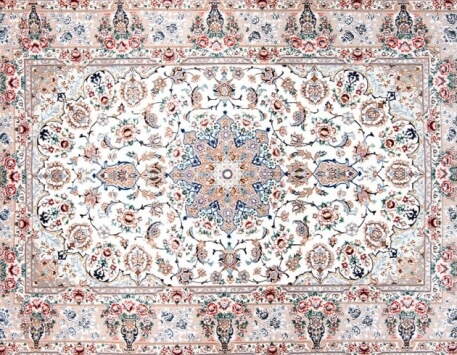 שטיח אספהן פרסי בהיר