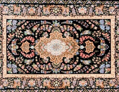 שטיח קום משי פרסי