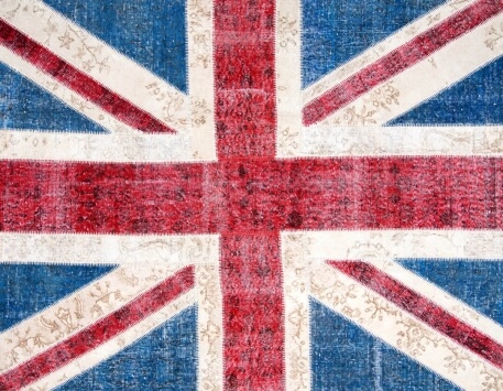 שטיח טלאים דגל בריטניה