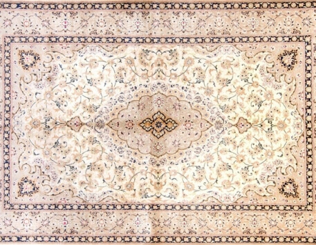 שטיח קום משי פרסי נדיר