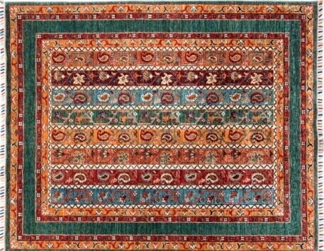 שטיח ג'יג'ים אפגני ירוק