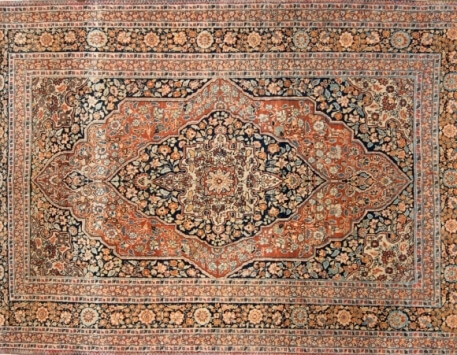שטיח טאבריז אג'לילי פרסי עתיק
