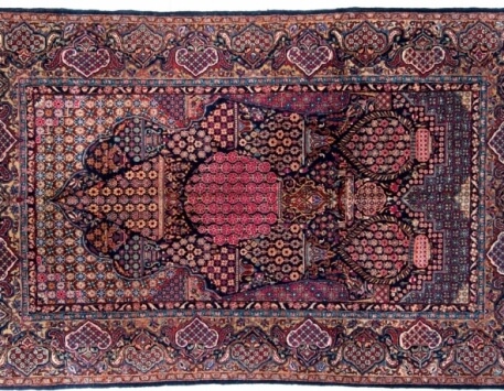 שטיח קאשאן דאביר פרסי עתיק