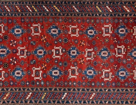 שטיח שירוואן קווקזי אדום